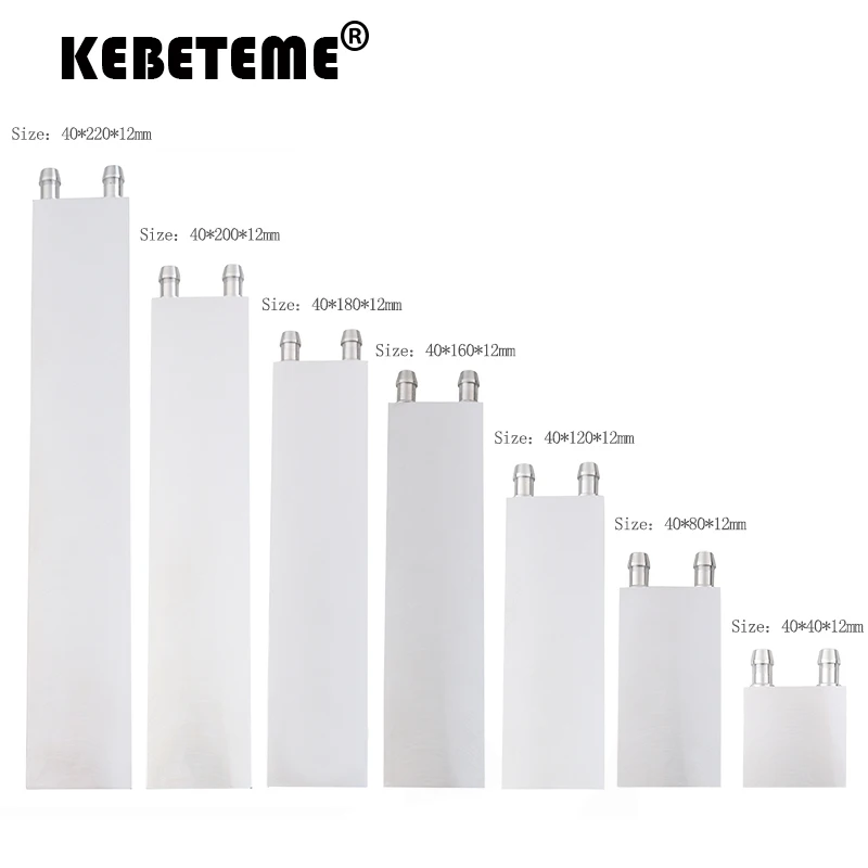 Блок радиатора с водяным охлаждением жидкостный кулер универсальный 40 мм * мм/80