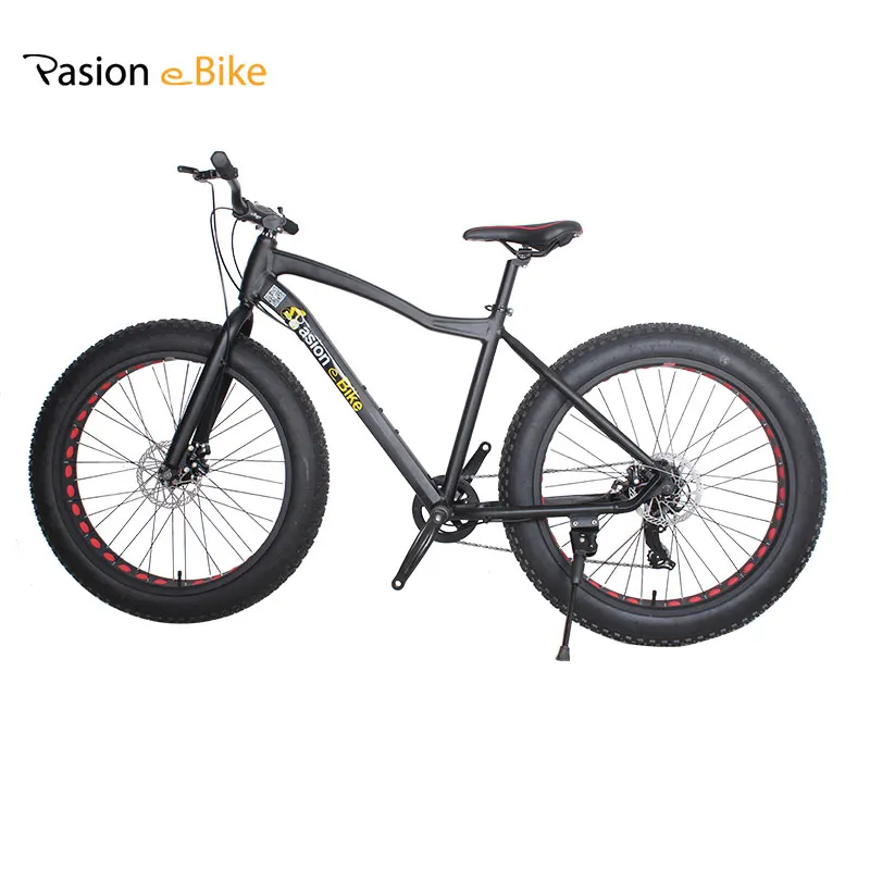 Pasion ebike Алюминиевая рама 26*4.0 7 Скорость жира шин bicicleta горный велосипед 18 дюймов