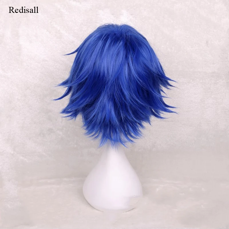 Kirishima Ayato короткий синий парик косплей Токийский Гуль Хэллоуин ролевые игры