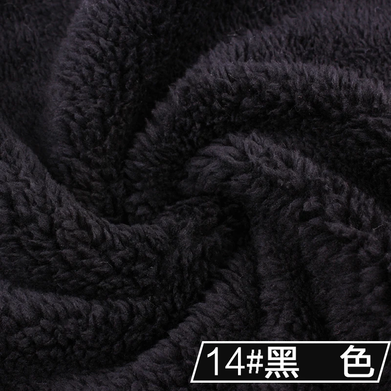 14 # черный 1 метр берберская флисовая ткань camoFleece Shu вельвет для DIY игрушек пижама