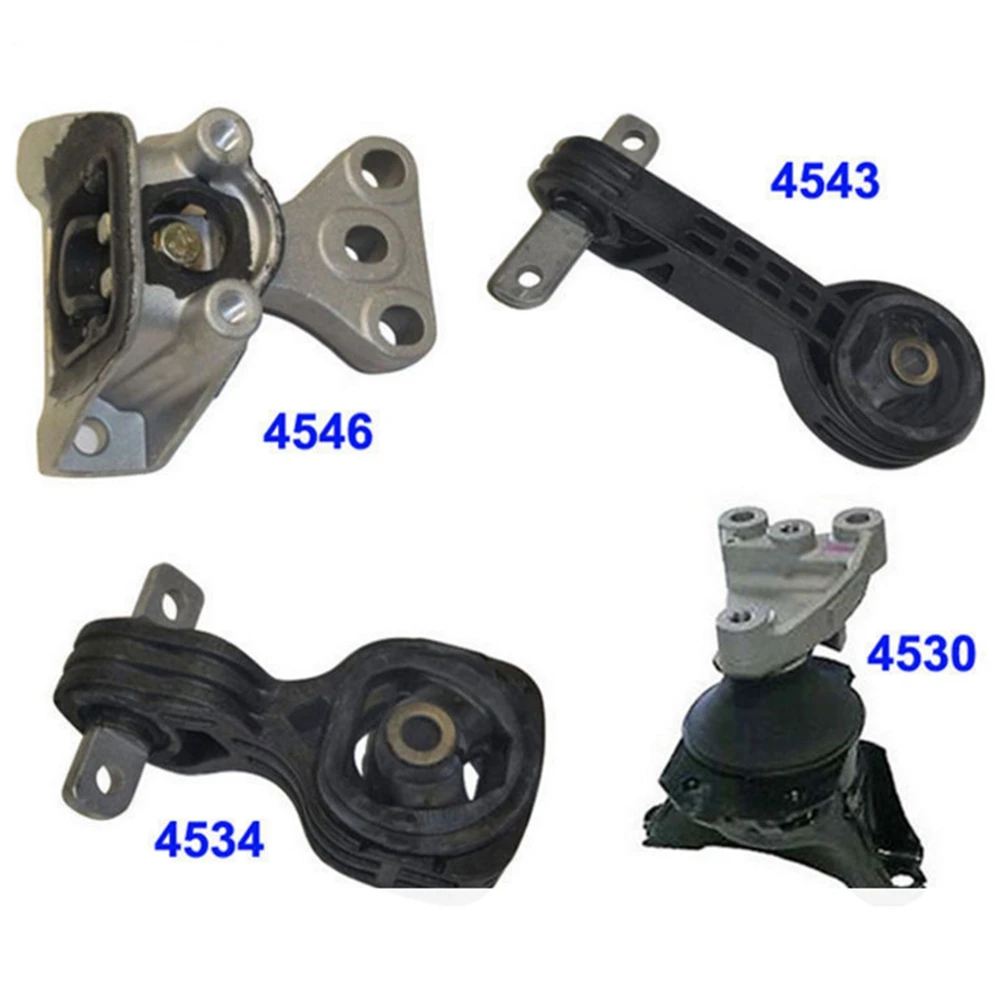 4 шт. Комплект переднего и заднего крепления коробки передач двигателя для Honda Civic