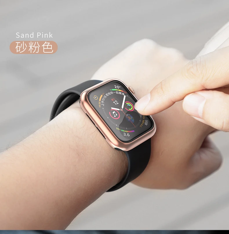 HOCO Мягкий ТПУ силиконовый чехол для Apple Watch 44 мм 40 мм чехол iWatch серии 4 серии 5 защитный чехол