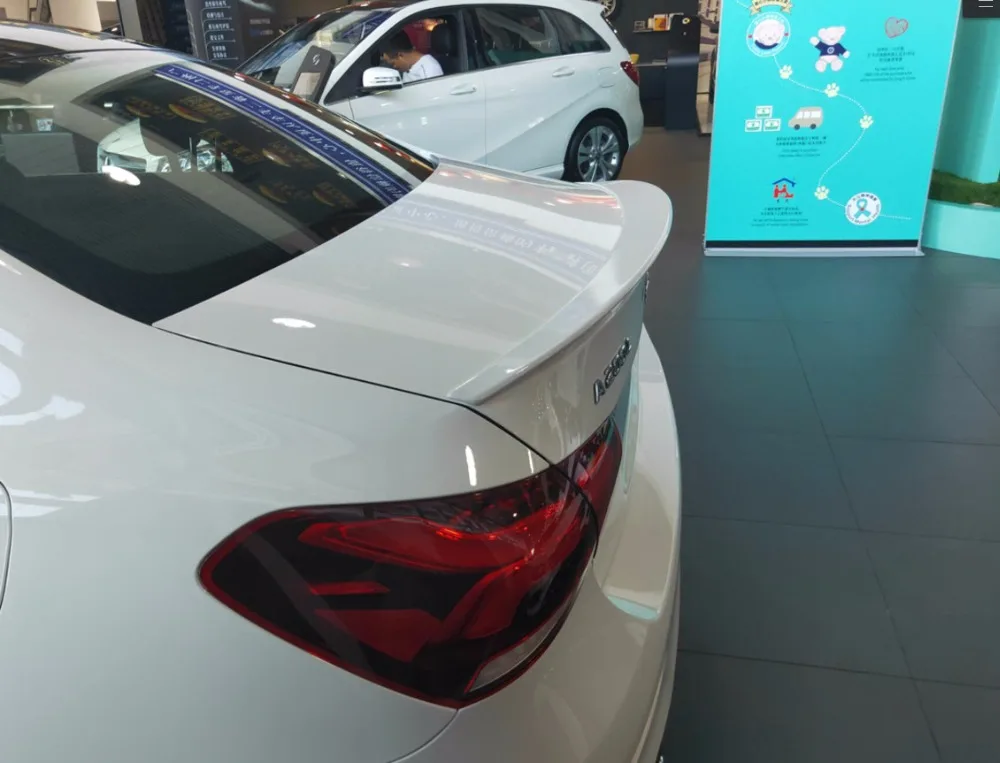 Спойлер для Benz Clase A class sedan W177 чехол из искусственного АБС материала заднего