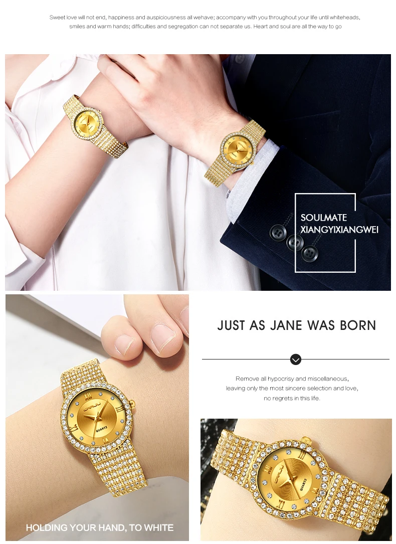 

CRRJU Top Luxury Brand Quartz Ladies Fashion Wrist Watches Diamond Stainless Steel Women Wristwatch Girls Female Clock Hours