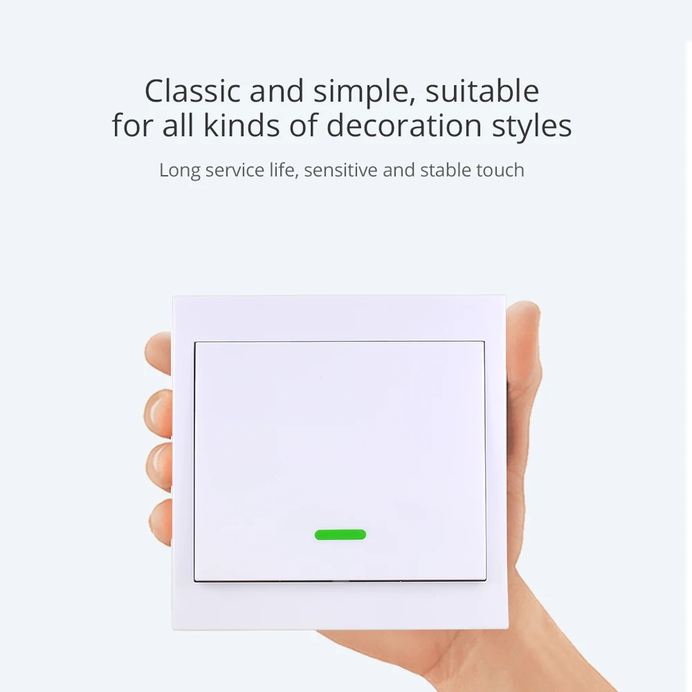 Пульт дистанционного управления TISHRIC радиочастотный передатчик 433 МГц настенная