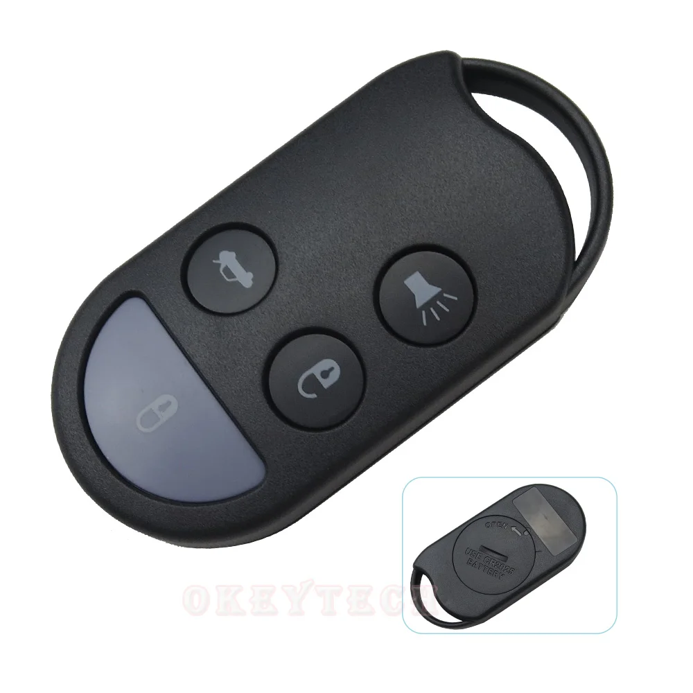OkeyTech новая Замена без ключа дистанционного оболочки чехол Fob 4 кнопки костюм для