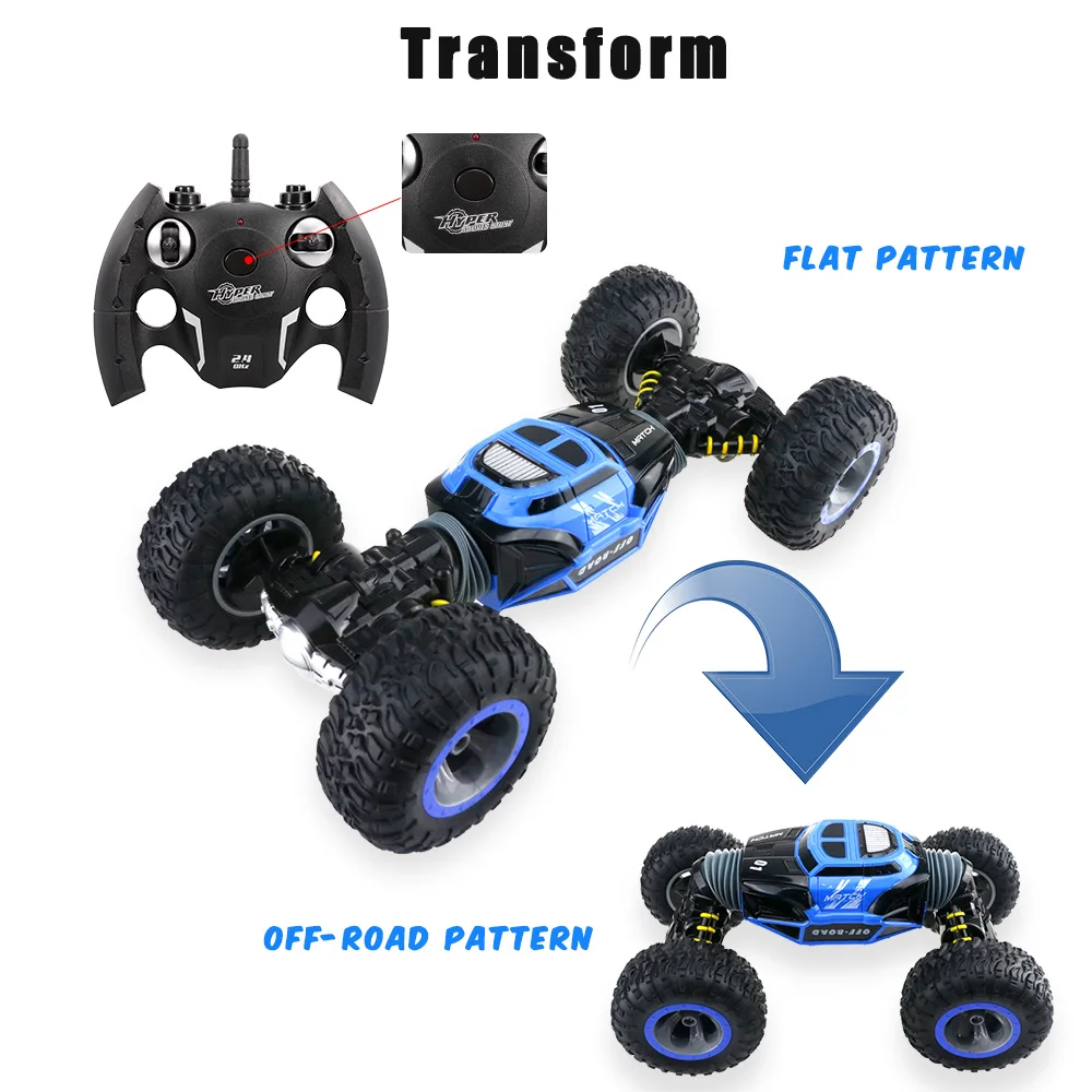 JJR/C JJRC UD2169A 2 4G 1:16 Радиоуправляемый автомобиль полноприводный двухсторонний