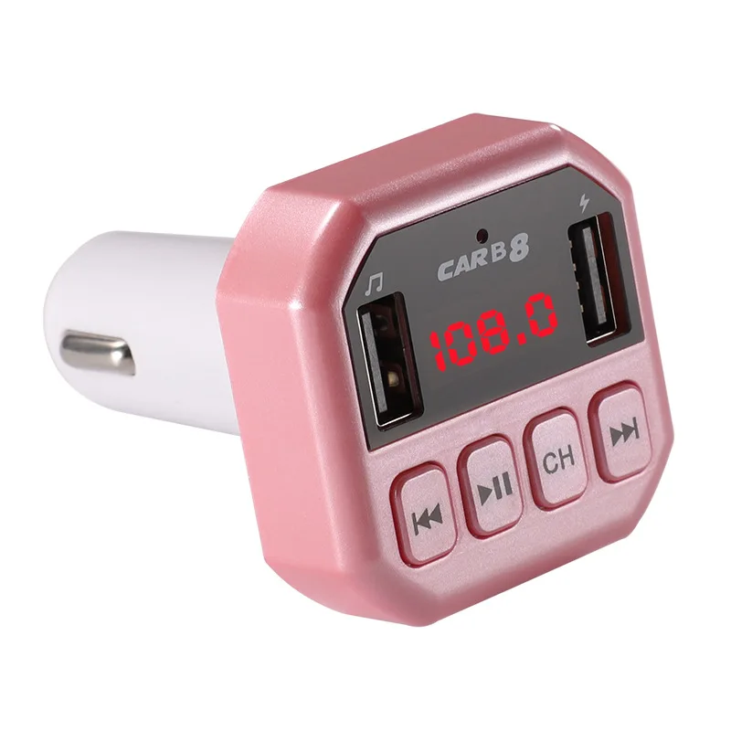 Беспроводной автомобильный FM-трансмиттер с Bluetooth 4 1 12-24 В mp3-плеер 3 А двойное