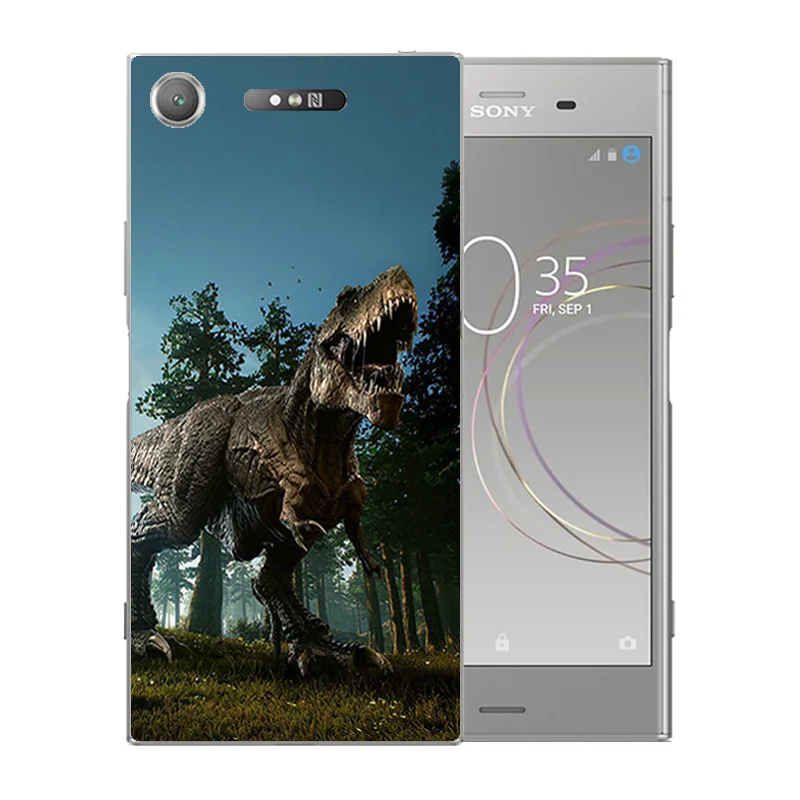 For Sony Xperia XZ1 Phone Case Silicone 5.2 inch TPU Soft Pusscat Pattern Luxury Slim Coque Dual F8342 Back Cover |