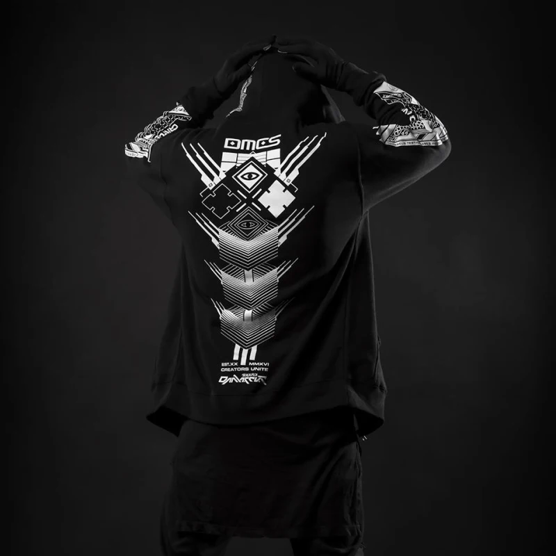 Модные вышивка забавный кот волна печатных флисовые толстовки 2018 зима Японии