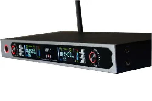 UHF Dual Beige Cordless Headworn Microphone microfone System bolymic | Электроника