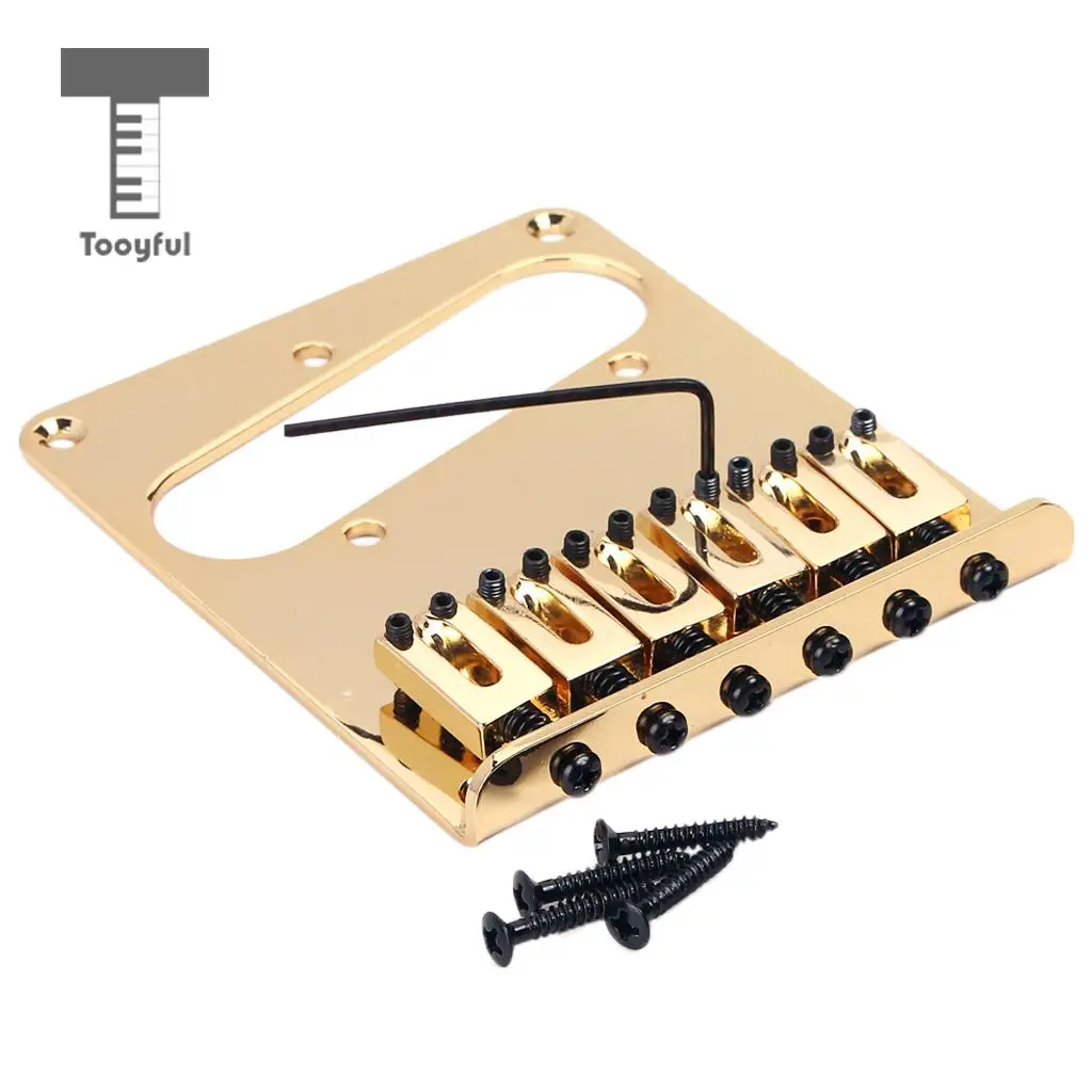 Tooyful Gold гитара роликовое седло мост Humbuckers крепление для Telecaster гитары