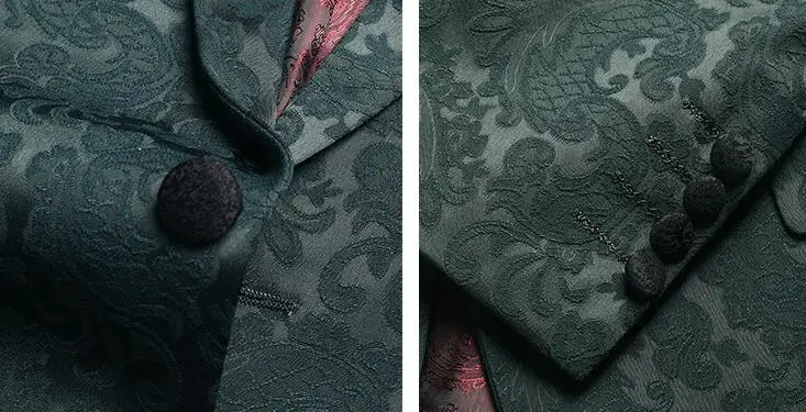 S-2XL/Лидер продаж/весенние мужские новый модный костюм-тройка тонкий молодой