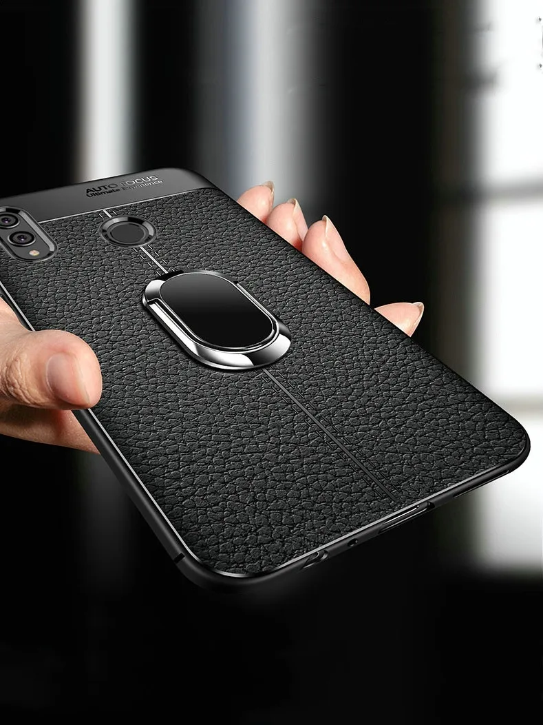 Чехол для Huawei P Smart 2019 магнитный автомобильный держатель с полной защитой 360