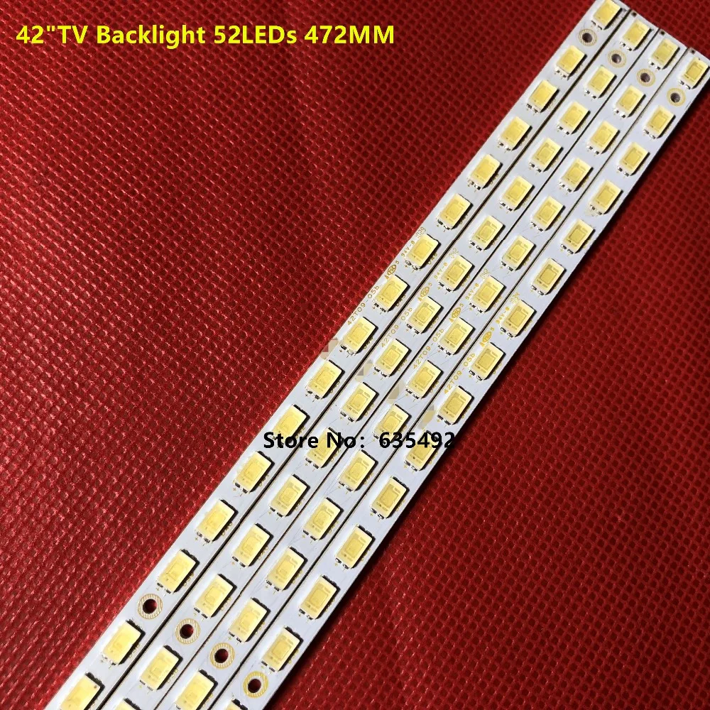 100% New 472MM 4 PCS LED Backlight strip 52LEDs 42T09-05B for 73.42T09.005-4-SK1 73.42T09.004-4-SK1 For T420HW07 ITV42839E | Лампы и
