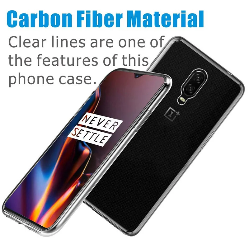 Для Oneplus 6 5 T 3 Анти отпечатков пальцев чехол мягкое силиконовое покрытие ультра