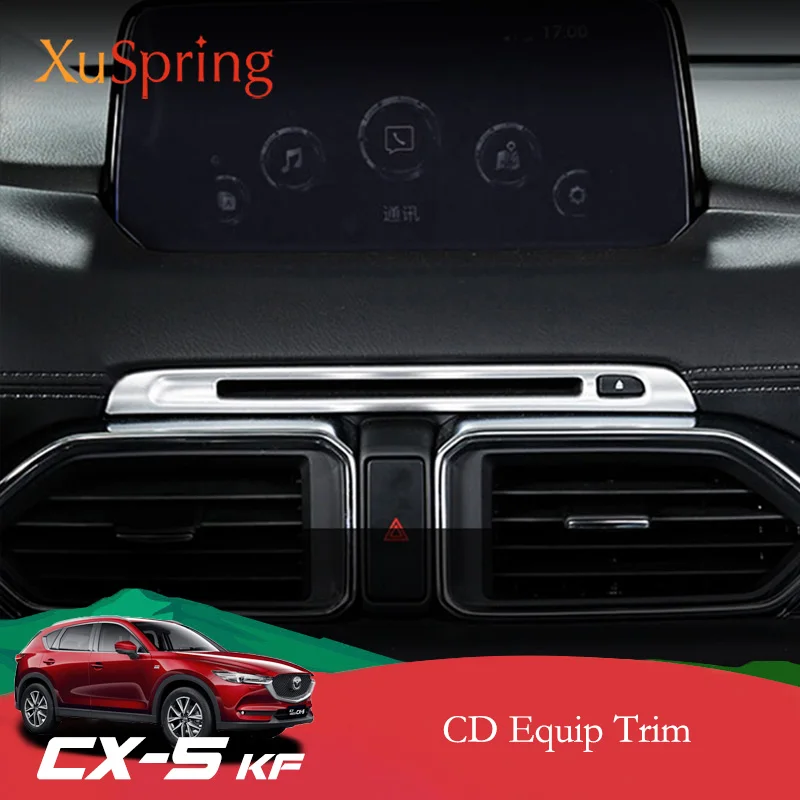 ABS хромированный автомобильный CD плеер оборудования отделкой наклейки крышка