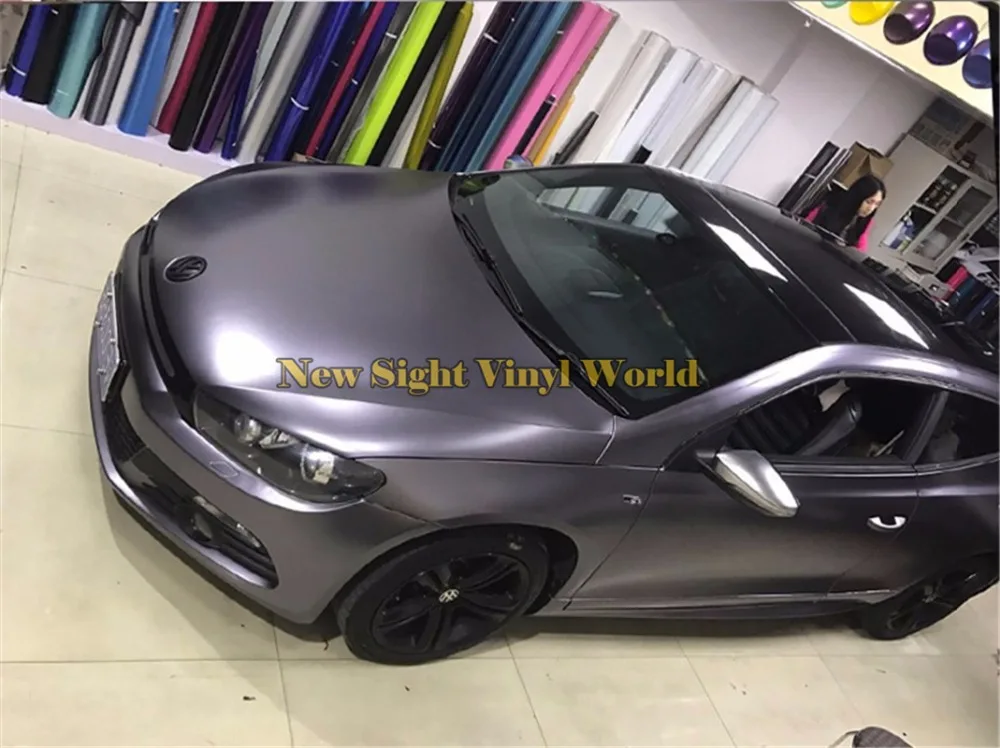 Виниловая пленка для покрытия автомобиля серого цвета | Автомобили и мотоциклы