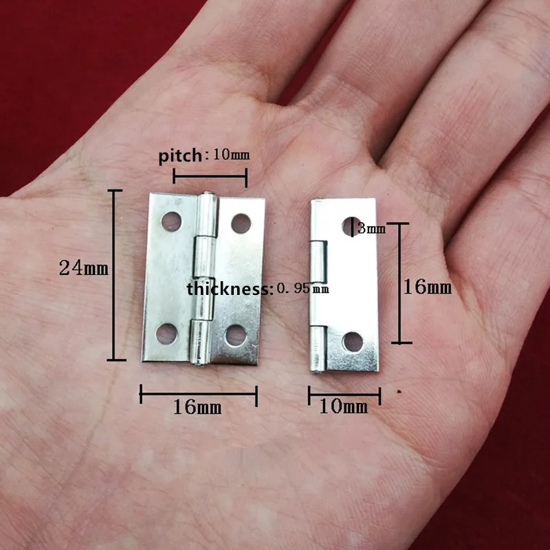 Hinge,4 Holes Decor,furniture Decoration,24*16mm,20pcs