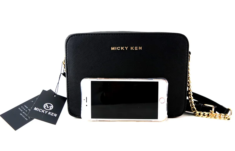 Micky Ken европейские и американские модные брендовые сумки с перекрестным узором из искусственной кожи с цепочкой маленькая квадратная сумка на плечо Повседневная сумка-мессенджер
