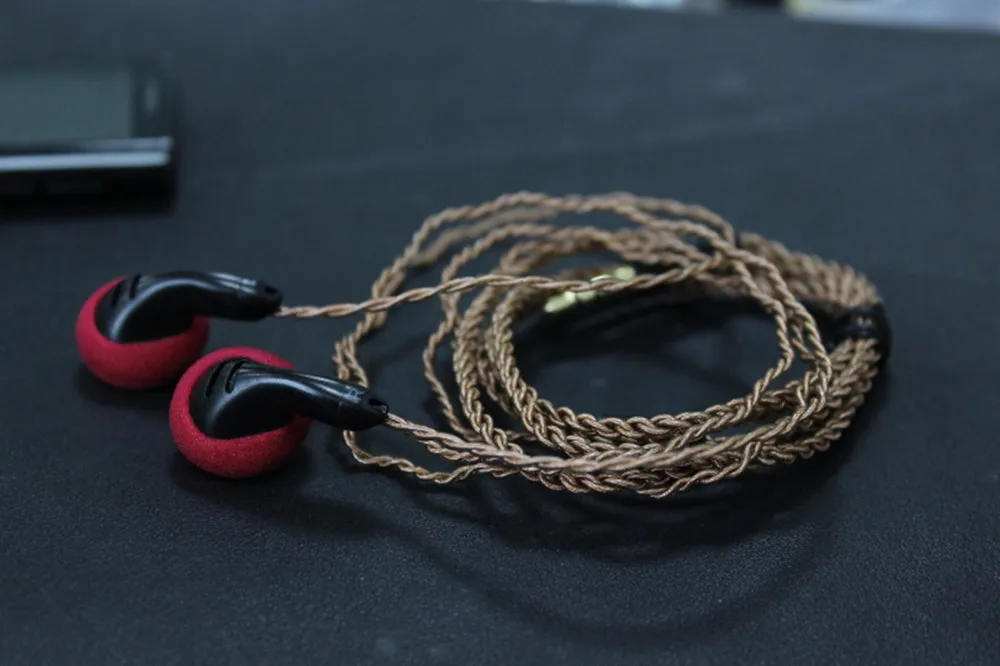 Новейший FENGRU DIY PK2 наушники-вкладыши с плоской головкой DIY наушники HiFi бас наушники DJ наушники тяжелый бас звук использование для смартфона