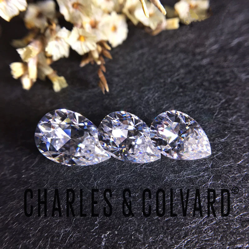 Сертифицированный Чарльз колвард Forever One Необычные бриллиантовые камни с