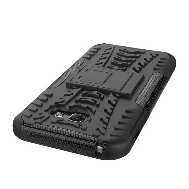 Для Samsung Galaxy A7 2017 Чехол тяжелых прочный гибридный TPU + PC кремния удар стенд impack