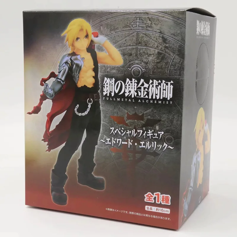 Аниме Fullmetal Alchemist Edward Elric ПВХ фигурка коллекция модель игрушка кукла