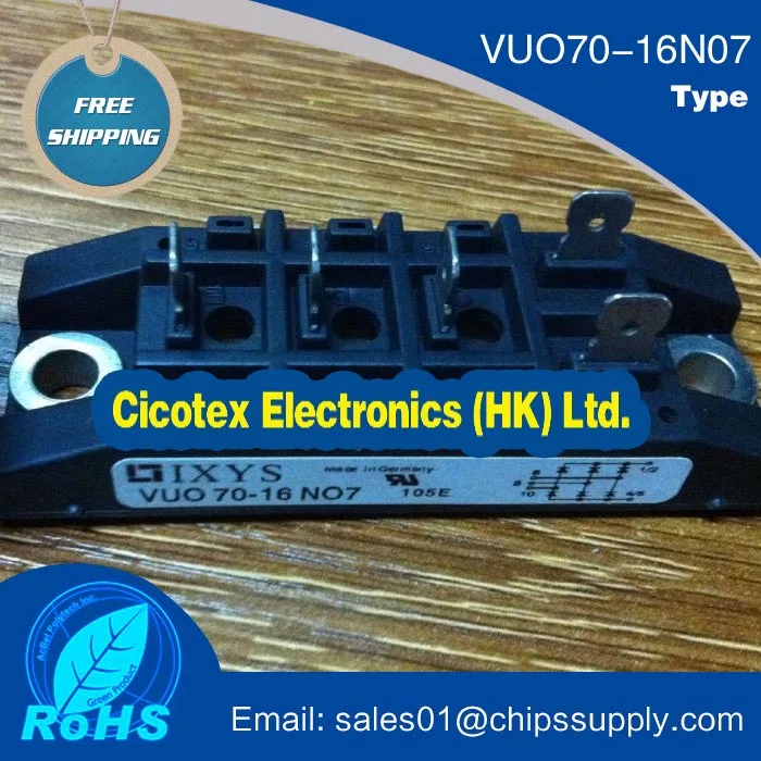 VUO70-16NO7 BRIDGE RECT 3P кв 70A FO-T-A VUO70-16N07 MODUEL IGBT