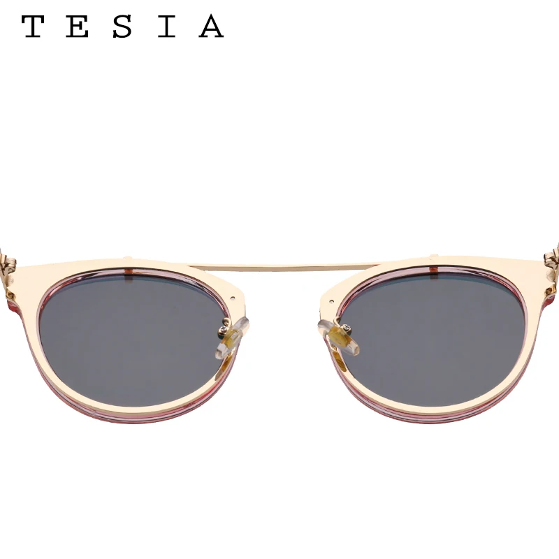 TESIA Новые горячие продажи овальные солнцезащитные очки с защитой от УФ лучей