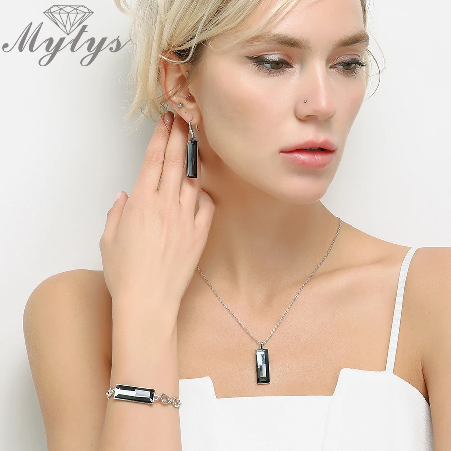 Mytys современный город модные Геометрические Квадратные серые кристаллы висячие