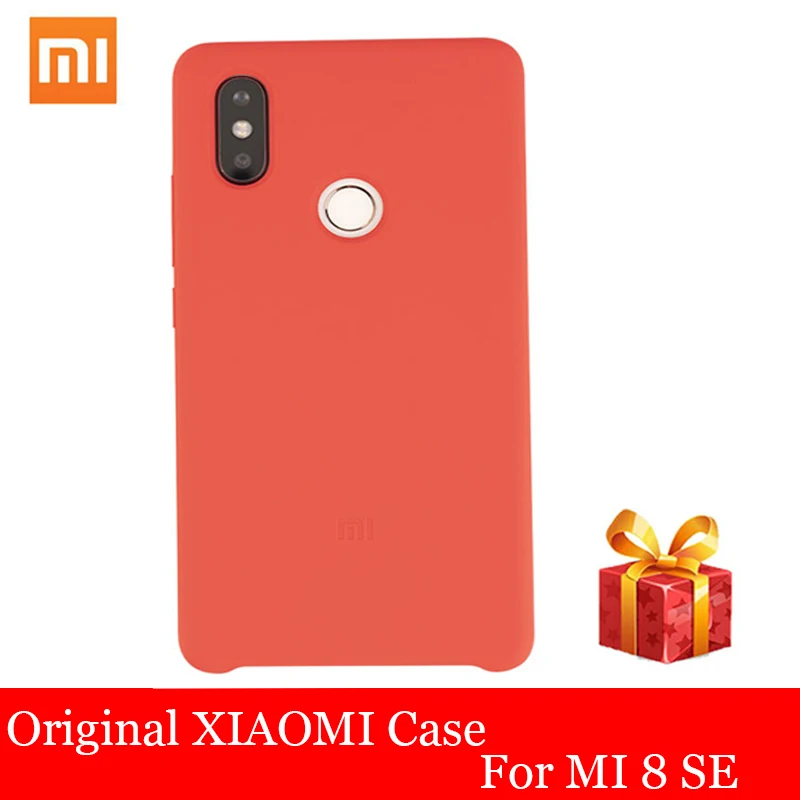 100% оригинальный защитный красный мягкий чехол Xiaomi с силиконовым и