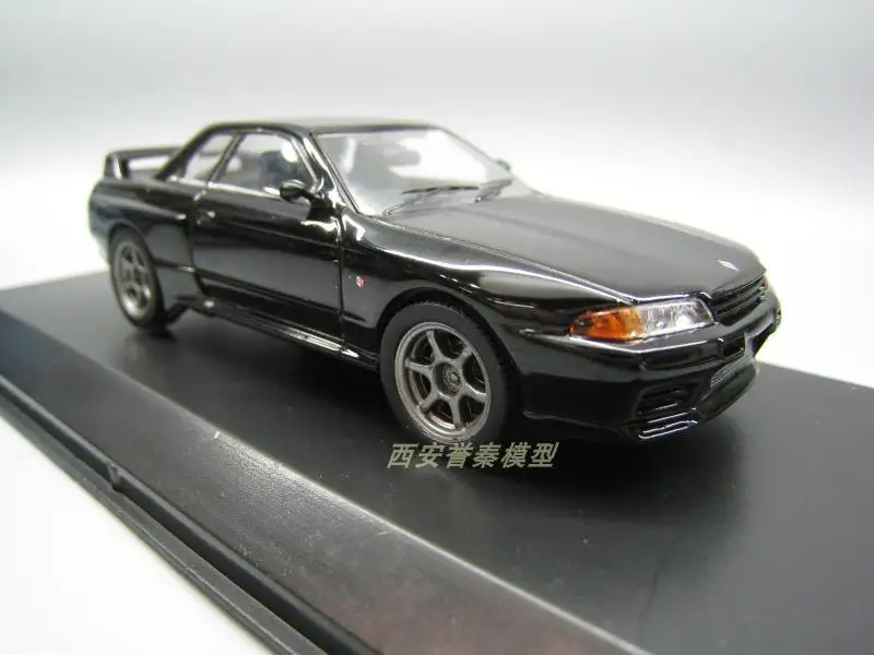 1/43 Редкие образцы литой металл японский 1989 GTR32 автомобильный Настольный дисплей Коллекция Модель игрушки для детей