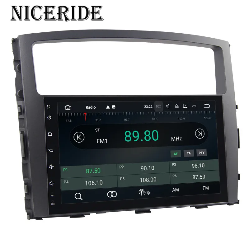 9 &quotAndroid 8 0 1 Автомобильный GPS плеер для Mitsubishi Pajero V97 V93 2006 2011 с ядрами 4 Гб + 32G авто