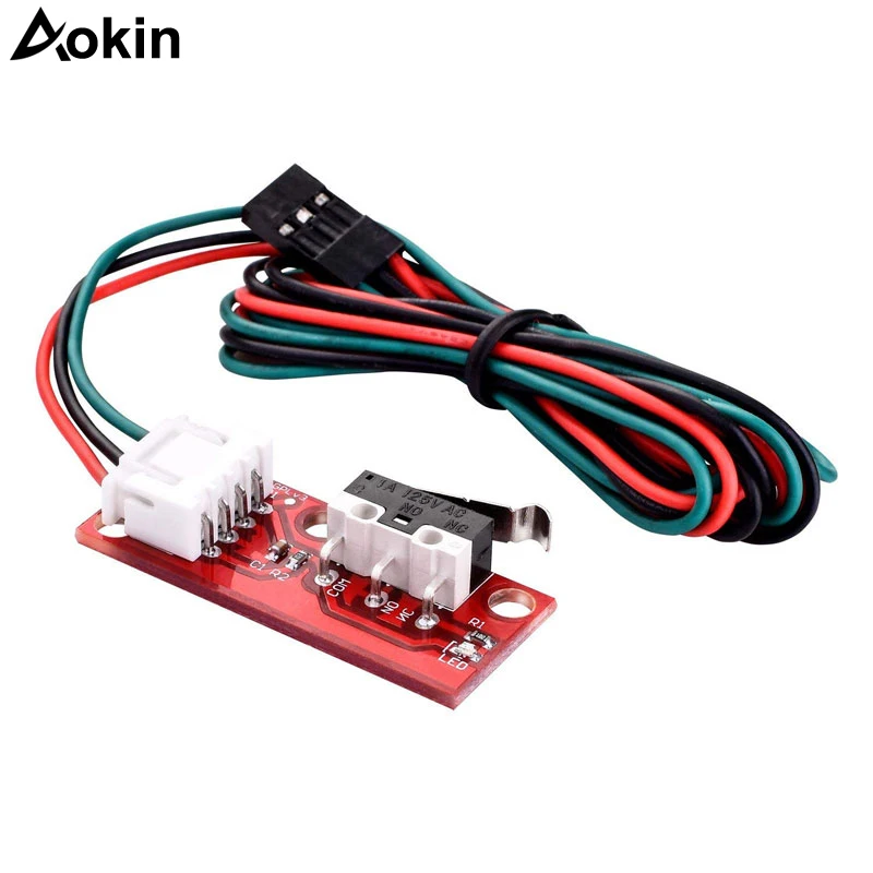 

Endstop Mechanical Limit Switches with 3 Pin 70cm Cable For RAMPS 1.4 Control Board Part Switch High Quality 3D Printer parts
