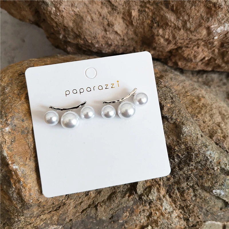 Женские серьги-гвоздики GWACC элегантные серьги из натурального пресноводного