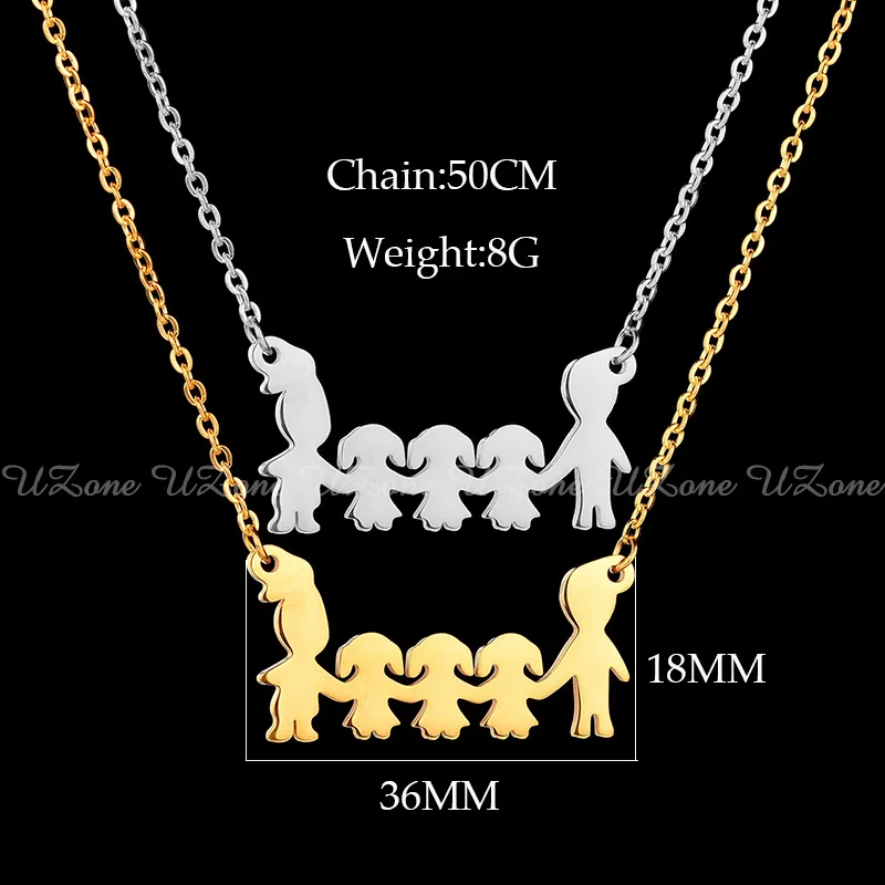 Комплект ювелирных изделий для мамы папы и дочки ручная работа ожерелье