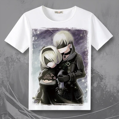 Новая игра NieR Automata 2B футболка NieR: Automata футболка для мужчин и женщин футболки TX009 - Цвет: 22