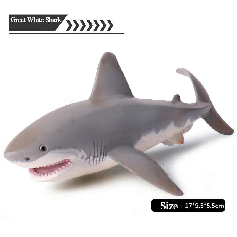 Экшн-фигурки и игрушки морской мир биологическое животное ПВХ большая белая