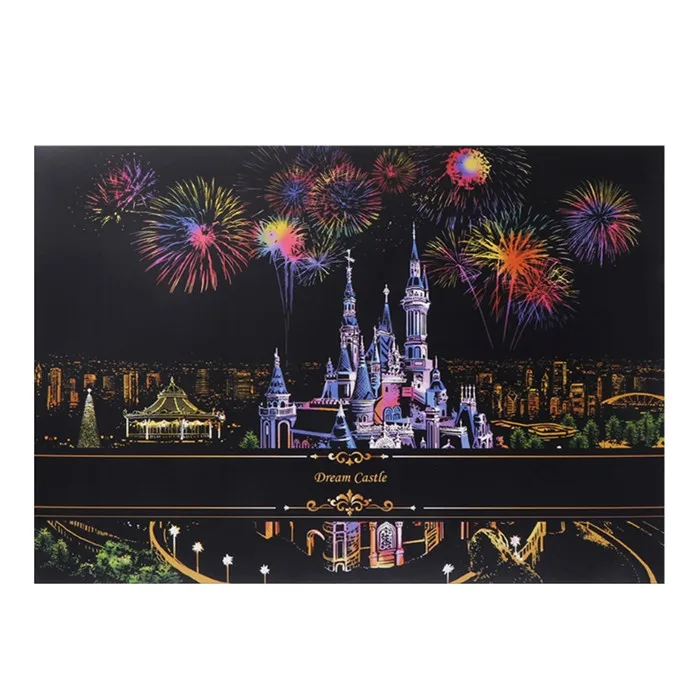 1 комплект Краски ing декоративные выскабливание бумага для рисования с нуля of the