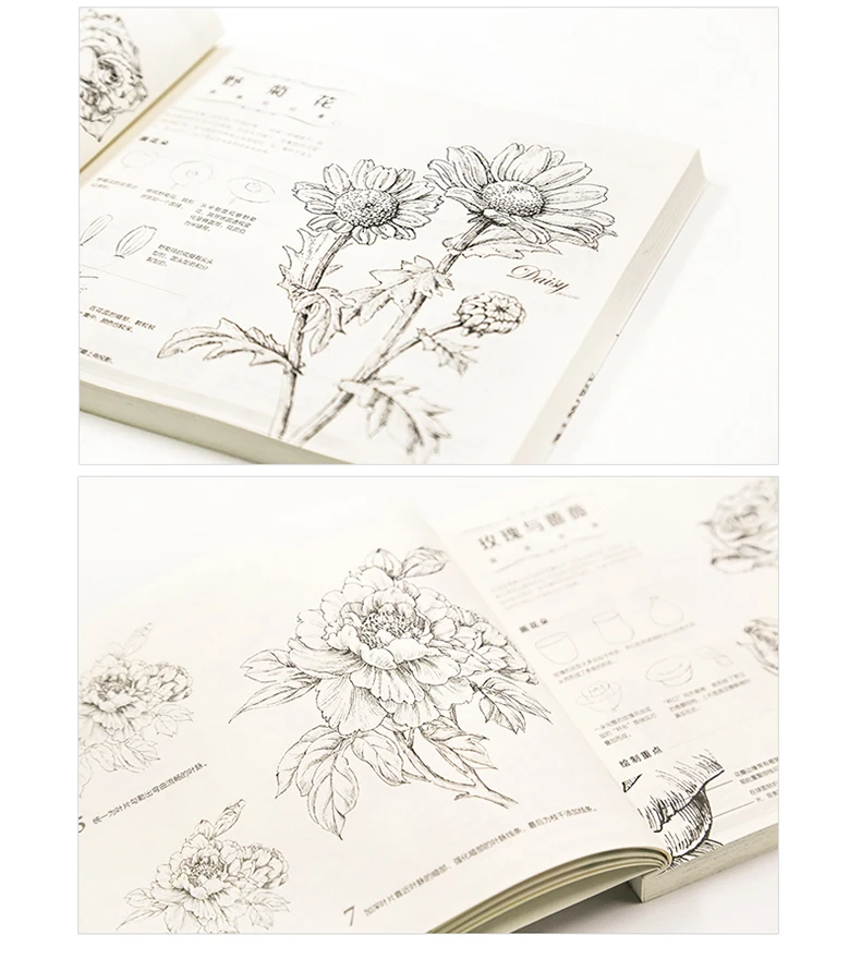 Черно-белая Раскрашенная книжка-раскраска для студентов детская художественная