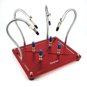 Держатель печатной платы для третьего телефона, вспомогательный инструмент для сварки с 4 металлическими гибкимисиними зажимными колоннами