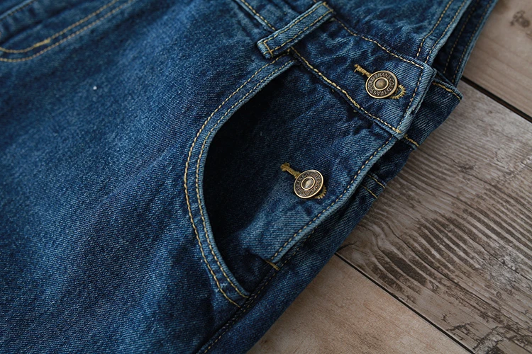 Джинсовые комбинезоны для Для женщин широкие мешковатые шаровары джинсы девочек