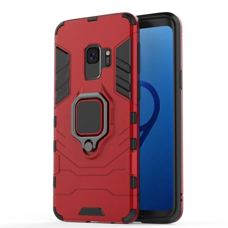 Автомобильный Магнитный чехол держатель с кольцом на палец для Samsung Galaxy A50 A30