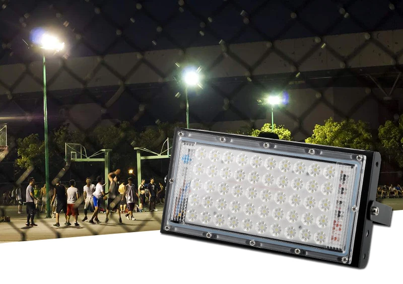 Светодиодный прожектор светильник 50W 220V 240V заливающее светильник IP65 Водонепроницаемый наружной стены отражатель светильник ing Сад Квадратный точечный светильник