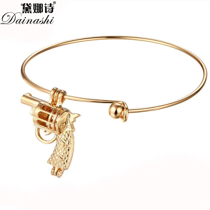 Low Price Pearl Cage Bracelet With 7-8mm Genuine White Rice Shape Freshwater Punk Style For Women&ampGirls Best Gift |