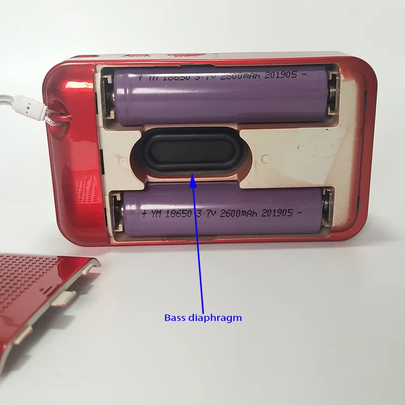 C-859, портативный fm-радио приемник, функция времени, часы, мини-динамик, USB, TF карта, 3,5 мм, наушники, поддержка двух аккумуляторов 18650
