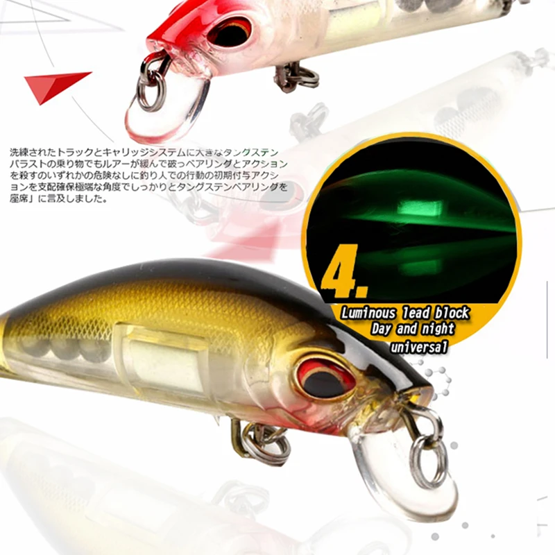 MermaidKnight хорошие рыболовные приманки Minnow качественные профессиональные