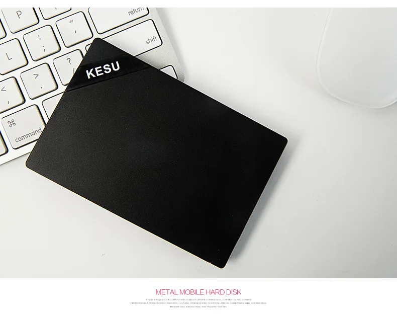KESU 2,5 ''внешний жесткий диск USB3.0 HDD Портативный внешний HD Жесткий диск для ПК Mac Настольный Ноутбук сервер(черный/белый