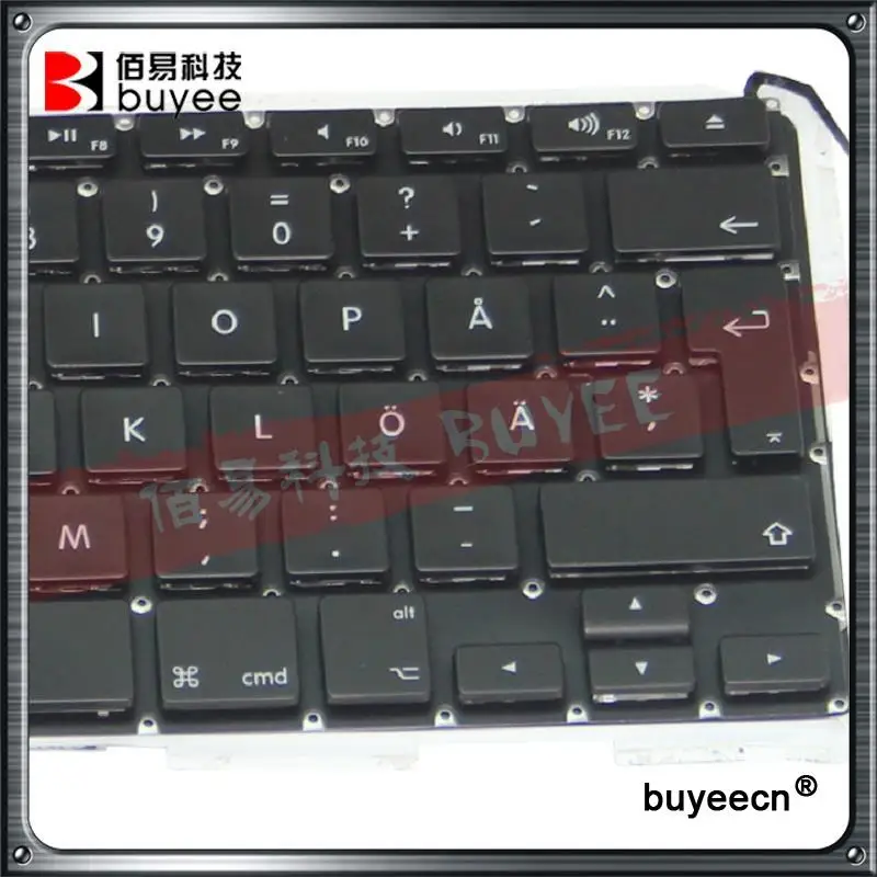 Новая 15 4 &quotA1286 шведская клавиатура для Macbook Pro ноутбука A1286 2009 2010 2011 2012 Замена